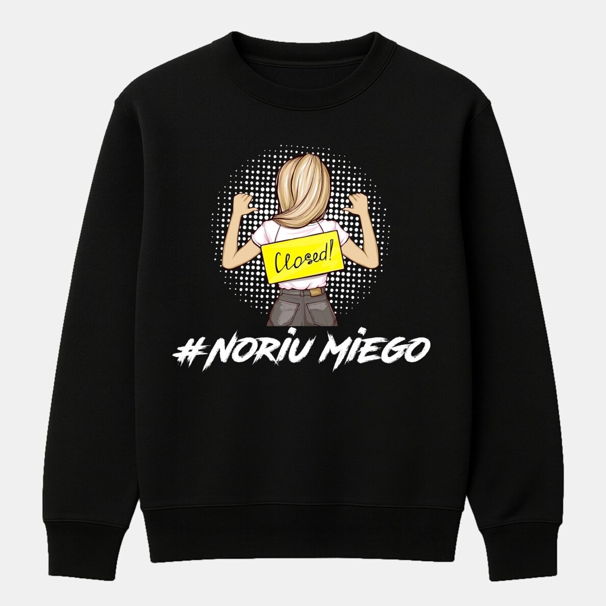 Džemperis Noriu miego 1