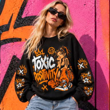 Džemperis Toxic positivity