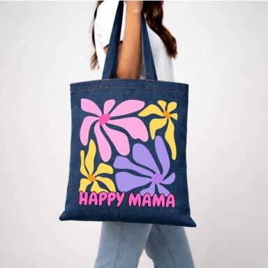 Džinsinis krepšys Happy Mama Džinsinis krepšys Happy Mama