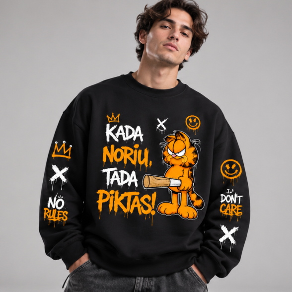Džemperis Kada Noriu Tada Piktas
