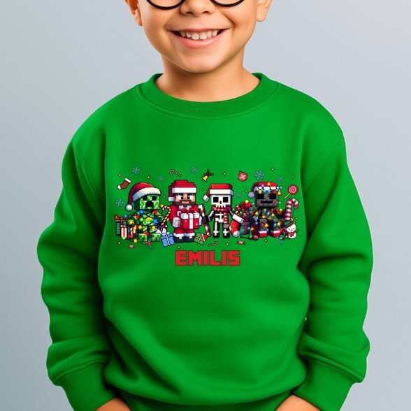 Džemperis Minecraft Christmas 1