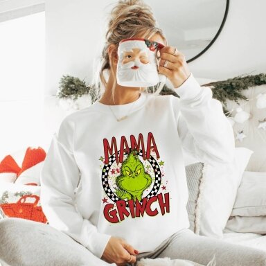 Kalėdinis džemperis Mama Grinch