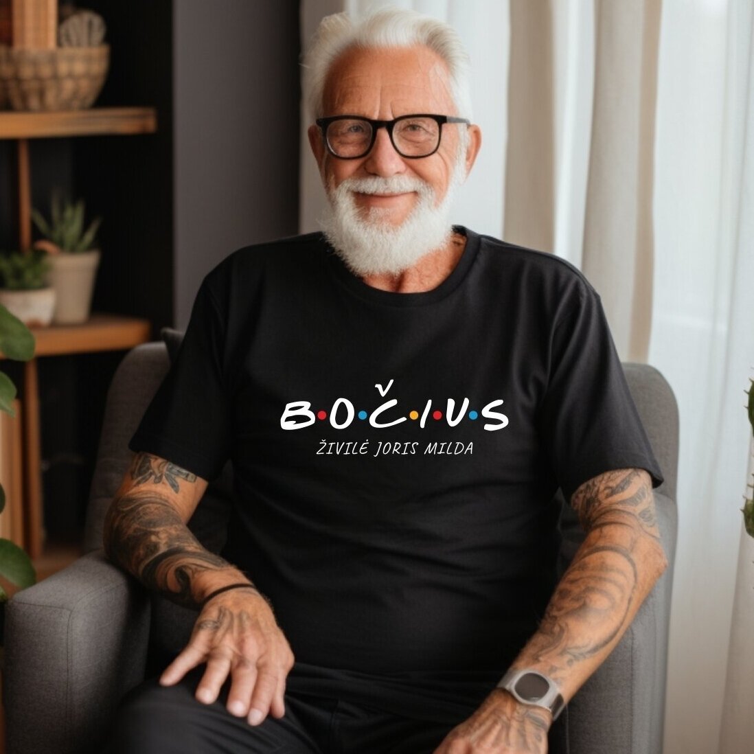Marškinėliai Bočius friends
