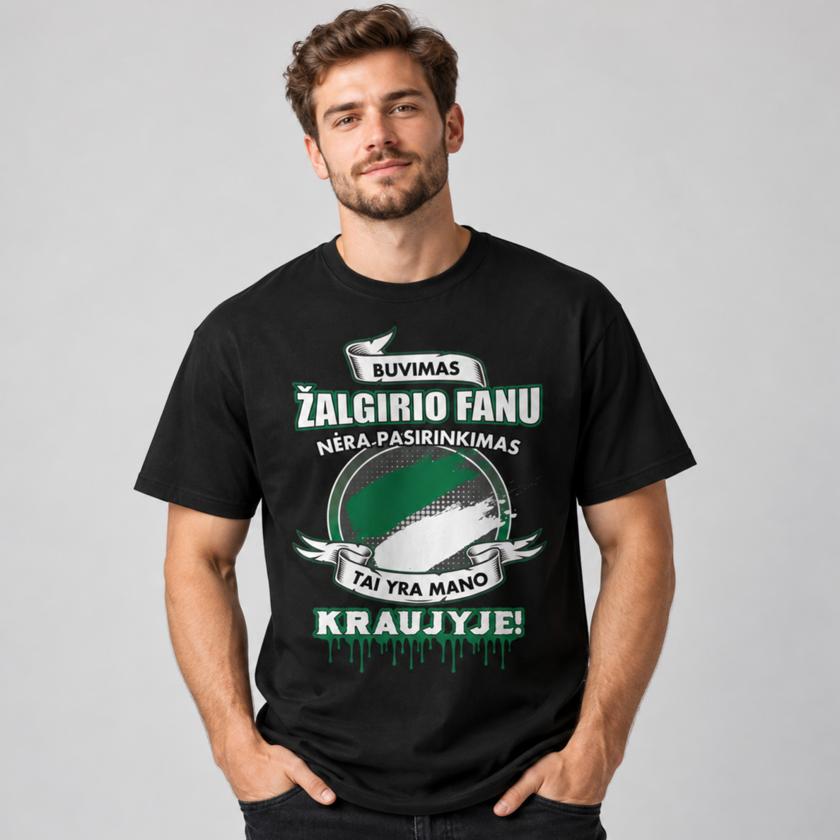 Marškinėliai Žalias Kraujas