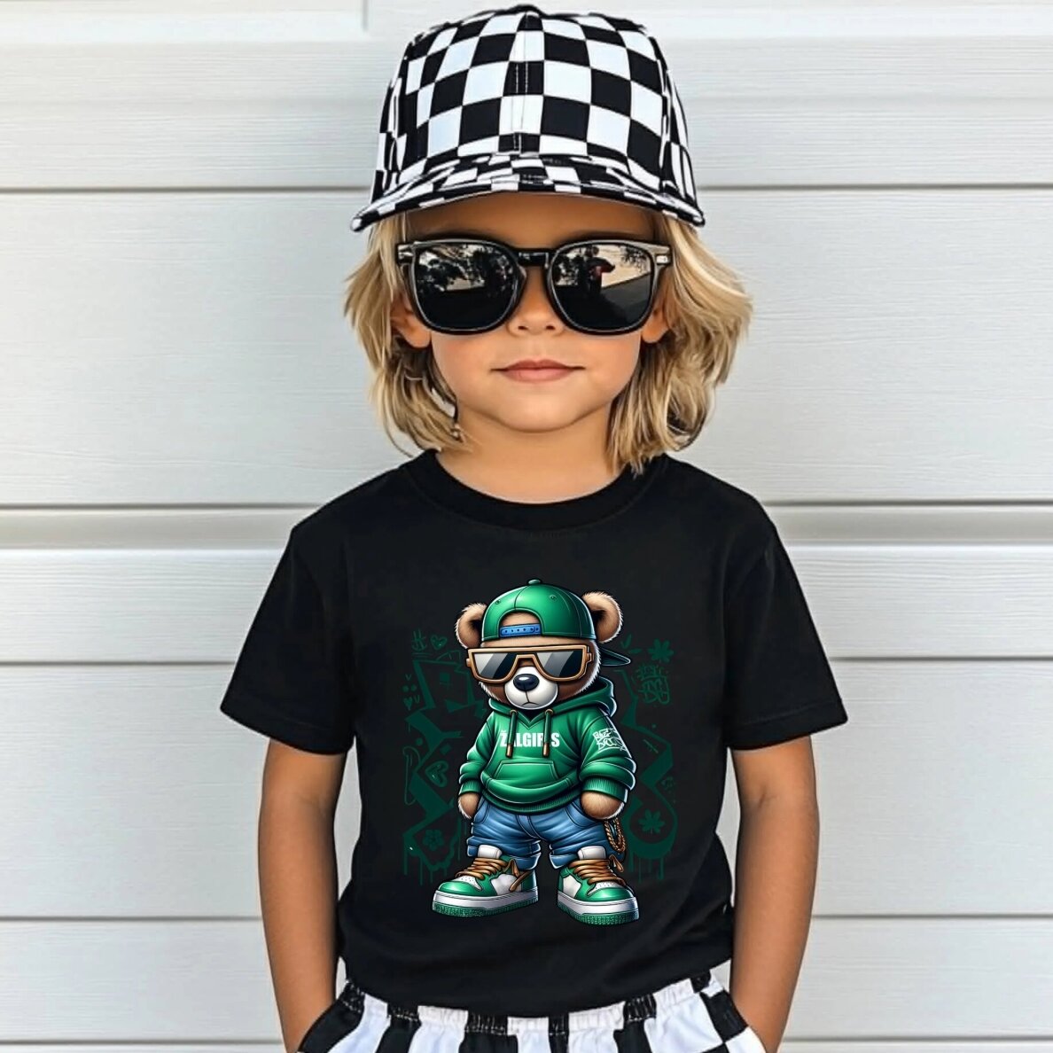 Marškinėliai Green Teddy