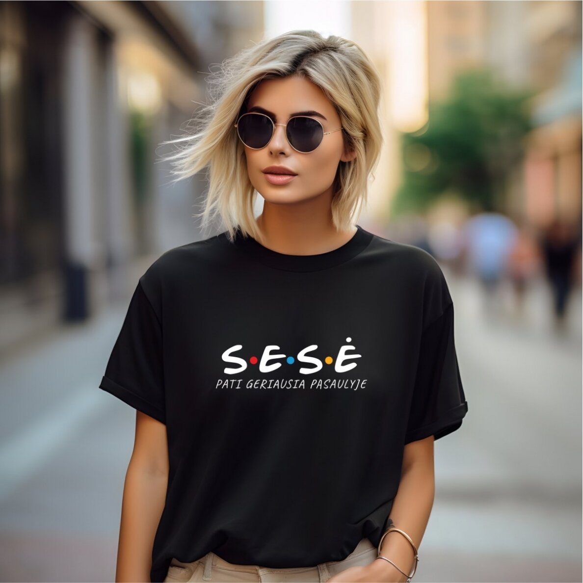 Marškinėliai Sesė Friends