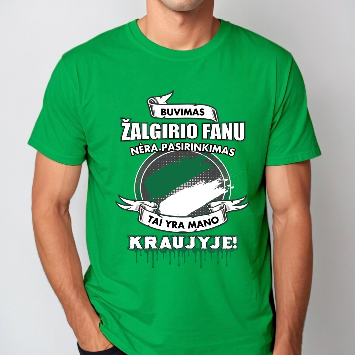 Marškinėliai Žalias Kraujas