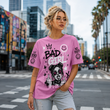 Marškinėliai Bad Girl