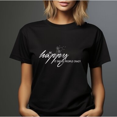 Marškinėliai Be happy