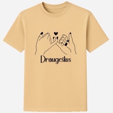 Marškinėliai Draugeškos Marškinėliai Draugeškos