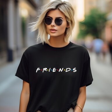 Marškinėliai Friends Marškinėliai Friends