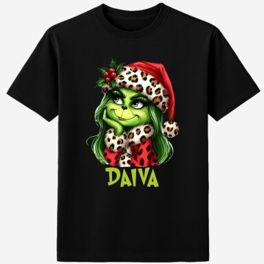 Marškinėliai Kalėdų Diva Marškinėliai Kalėdų Diva