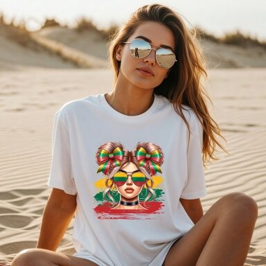 Marškinėliai Lithuanian girl