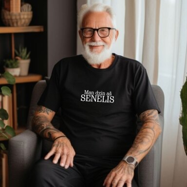 Marškinėliai Man dzin aš senelis