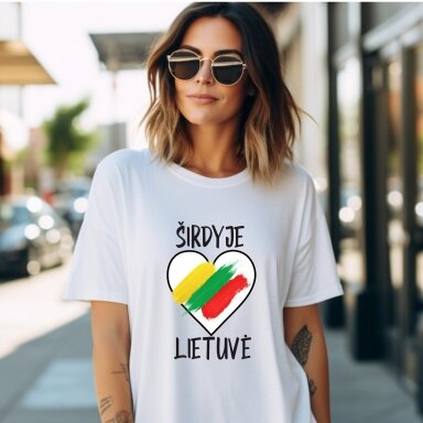 Marškinėliai Širdyje Lietuvė