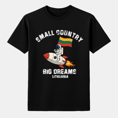 Marškinėliai Small Country Big Dreams