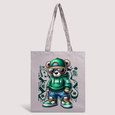 Pirkinių krepšys Green Teddy Pirkinių krepšys Green Teddy